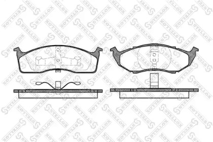 Комплект тормозных колодок STELLOX 458 020B-SX